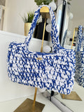 Blue and White Mini Tote