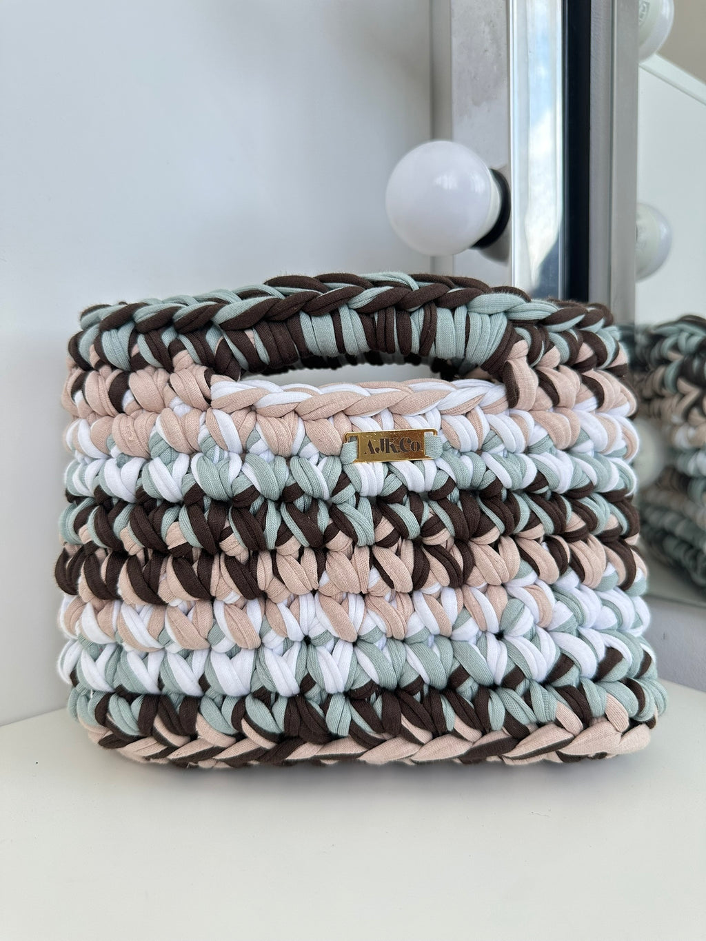 Earthy Tones Bucket Bag