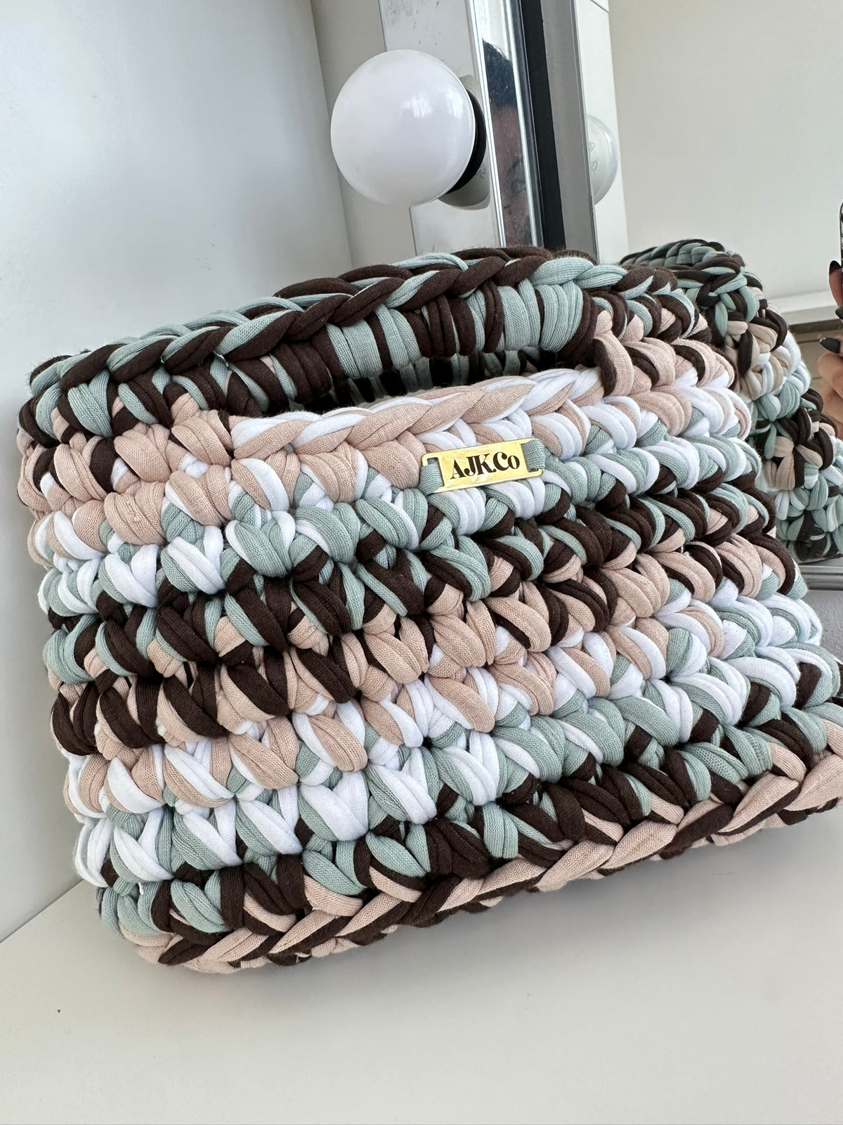 Earthy Tones Bucket Bag
