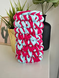 Blue and Pink Sunglasses Case