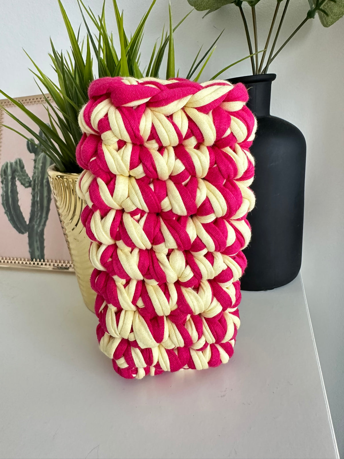 Pink and Yellow Sunglasses case